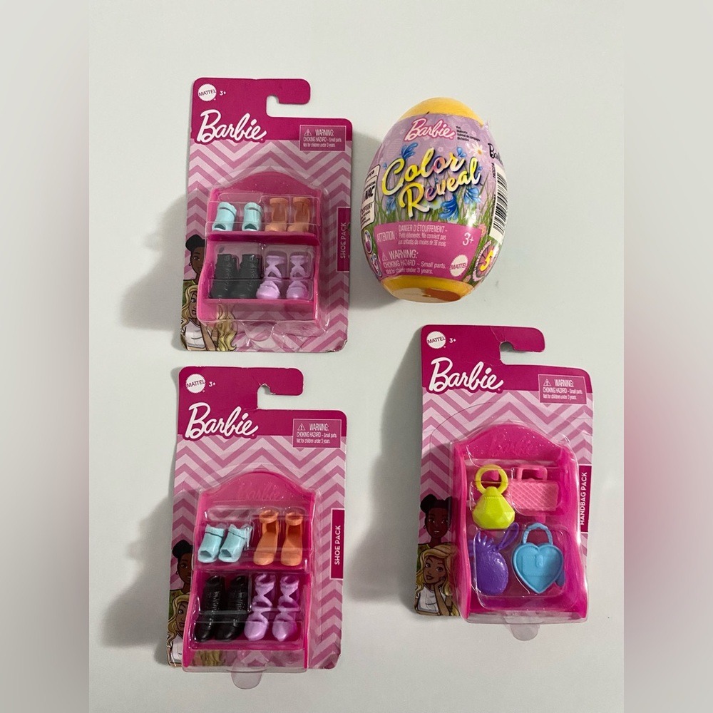 BARBIE Mattel 4 Pieces Lot NEW!!